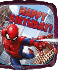Spider-Man Happy Birthday, eckig