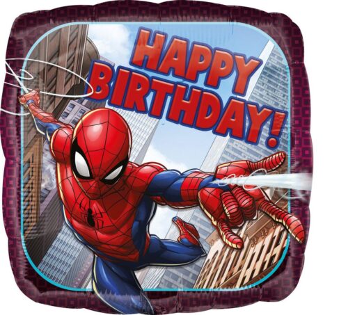 Spider-Man Happy Birthday, eckig