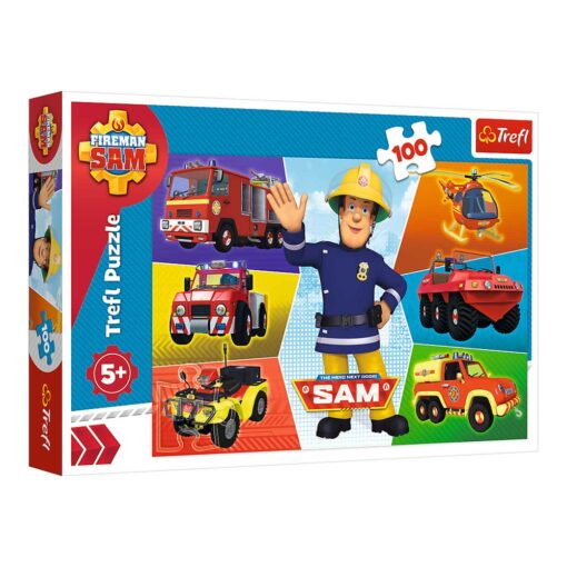 TR16354_1_Trefl Feuerwehrmann Sam 100 Teile
