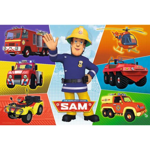 TR16354_2_Trefl Feuerwehrmann Sam 100 Teile