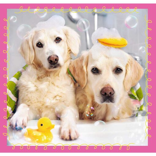 TR34845_2-2_Trefl 3 in 1 Puzzle Hundebabys Welpen