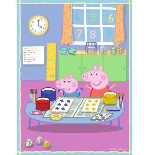 TR90600_2-2_Trefl 2 in 1 2 Puzzle und Memory Peppa Pig