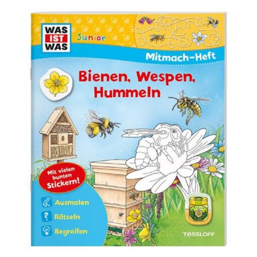 Tessloff WAS IST WAS Junior Mitmach-Heft  Bienen, Wespen und Hummeln