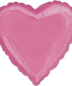 amscan-Folienballon-Herz-helles-Bubble-Gum-pink