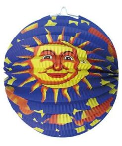 Idena-Zuglaterne-Sonne-Mond-26cm