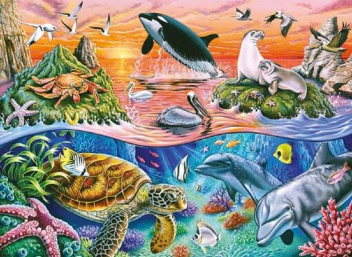Ravensburger Puzzle Bunter Ozean1