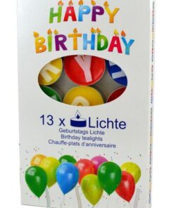K.C.B. Geburtstagsteelichter Happy Birthday, 13-teilig.jpg