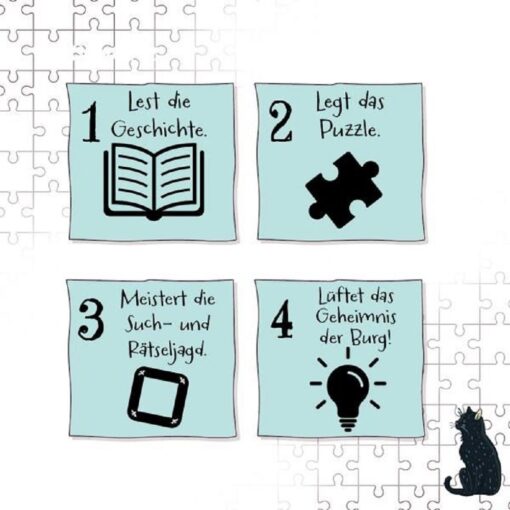 KOSMOS Story Puzzle- Die Schule der magischen Tiere Endlich ausgegeistert!1