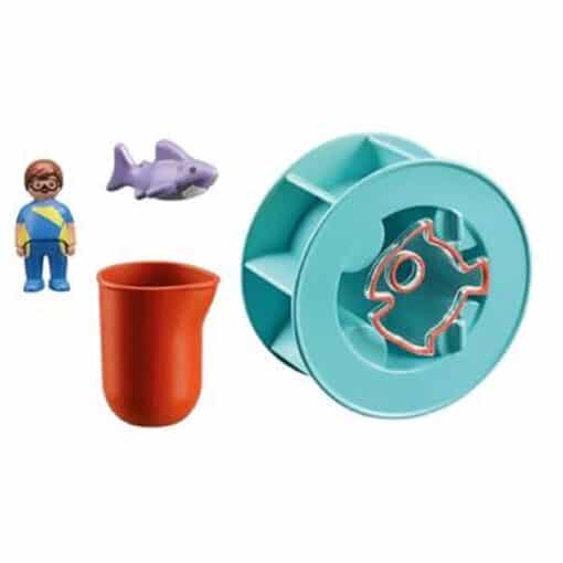 PLAYMOBIL-70636-1-2-3-Aqua-Wasserwirbelrad-mit-Babyhai1