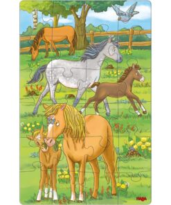 HABA 306160 Puzzles Pferde, 2 x 24 Teile2