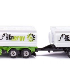 LKW mit Tankwagenaufbau und Anhänger